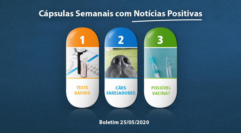 Cápsulas Semanais com Notícias Positivas - 25/05/2020